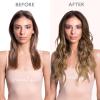 WENNALIFE Clip in Hair Extensions Real Human Hair, 18 Inch 120g 7pcs Balayage Chocolate Brown to Dirty Blonde Hair Extensions Clip In Human Hair Remy Clip in Hair Extensions Natural Human Hair