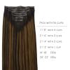 WENNALIFE Seamless Clip In Hair Extensions, 18 Inch 130g 7pcs Balayage Dark Brown to Chestnut Brown Hair Extensions Clip in Human Hair Invisible PU Skin Weft Natural Remy Human Hair Extensions