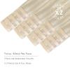 WENNALIFE Tape in Hair Extensions Human Hair, 40pcs 100g 18 inch Ash Blonde Highlighted Platinum Blonde Hair Extensions Real Human Hair Straight Tape in Extensions Invisible Human Hair Extensions