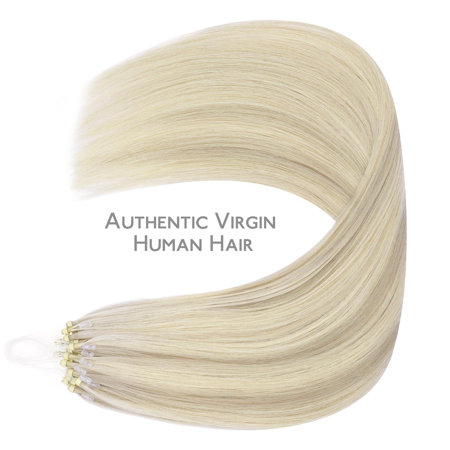 imageWENNALIFE I Tip Hair Extensions Human Hair 50g 50s 18 Inch Dark Brown Remy Itip Human Hair Extensions Invisible Itips Straight I Tips Fusion Extensions Real Human HairM17A60A Ash Blonde Highlighted Platinum Blonde