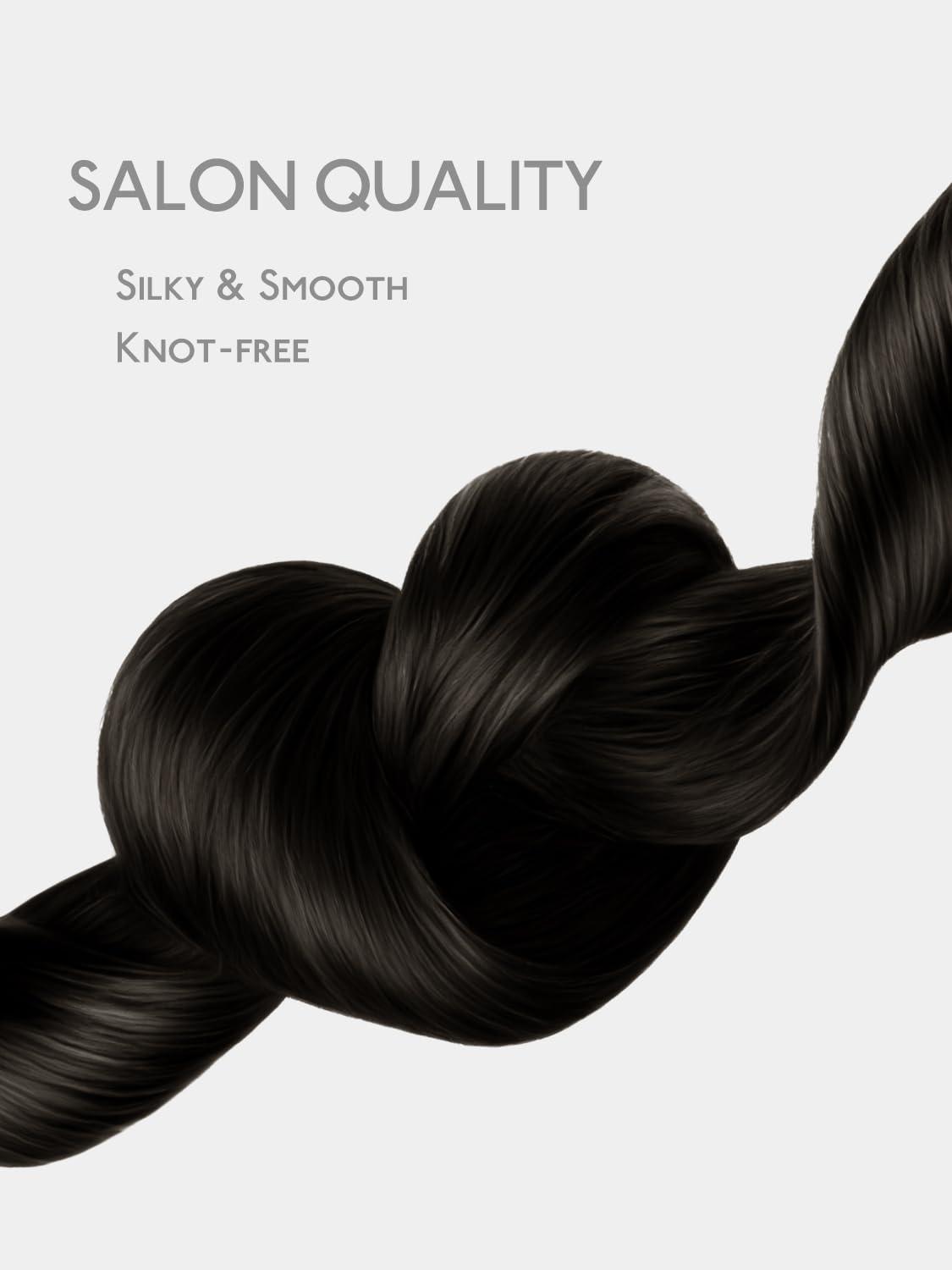 imageWENNALIFE Sew in Hair Extensions Real Human Hair 18 Inch 90g Natural Black Machine Weft Remy Hair Hand Tied Weft Straight Extensiones De Cabello Hmano20Ge2 Dark Brown