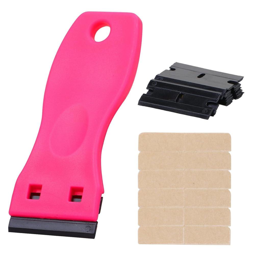imageWENNALIFE 4 Dark Brown Replacement Clips for Clip in Hair Extensions Sturdy for Wire Hair Stainless SteelHot Pink Black