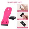 WENNALIFE 4 Dark Brown Replacement Clips for Clip in Hair Extensions Sturdy for Wire Hair Stainless Steel(Hot Pink & Black)