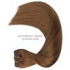 WENNALIFE Clip in Hair Extensions Real Human Hair, 16 Inch 120g 7pcs Remy Hair, Light Auburn Brown Straight Natural Coloured Extensiones De Cabello Humano Con Clip Ins