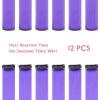 WENNALIFE Hair Tinsel Clip In for Girls Champagne, 6pcs 24 inch Hair Tinsel Clips Tinsel Hair Extensions Clip in Colorful Glitter Tinsel Hair Clips Sparkle Fairy Hair Accessories for Kids(12-#Light Purple)