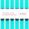 WENNALIFE Hair Tinsel Clip In for Girls Champagne, 6pcs 24 inch Hair Tinsel Clips Tinsel Hair Extensions Clip in Colorful Glitter Tinsel Hair Clips Sparkle Fairy Hair Accessories for Kids(12-#Teal)