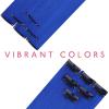 WENNALIFE Hair Tinsel Clip In for Girls Champagne, 6pcs 24 inch Hair Tinsel Clips Tinsel Hair Extensions Clip in Colorful Glitter Tinsel Hair Clips Sparkle Fairy Hair Accessories for Kids(12-#Blue)