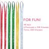 WENNALIFE Hair Tinsel for Girls, Red Fairy Kit 1200 Strands 6PCS 48 Inch Heat Resistant Glitter Hair Extensions Kit Christmas Angel Feathers Sparkle Strands(T-#Chrismas Gold)