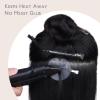 WENNALIFE Heat Shield Guards for K Tip Hair Extensions Real Human Hair, 25 Pcs Clear PVC Fusion K Tip Tools Single Hole Heat Shield for Hair Extensions(Transparent)