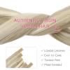 WENNALIFE I Tip Hair Extensions Human Hair, 50g 100s 14 Inch Auburn Ginger Remy Itip Human Hair Extensions Invisible Itips Straight I Tips Fusion Extensions Real Human Hair(U-#17A/60A Ash Blonde Highlighted Platinum Blonde)