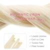 WENNALIFE I Tip Hair Extensions Human Hair, 50g 100s 14 Inch Auburn Ginger Remy Itip Human Hair Extensions Invisible Itips Straight I Tips Fusion Extensions Real Human Hair(U-#60A Platinum Blonde)