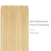 WENNALIFE I Tip Hair Extensions Human Hair, 50g 100s 14 Inch Auburn Ginger Remy Itip Human Hair Extensions Invisible Itips Straight I Tips Fusion Extensions Real Human Hair(U-#16/22 Light Blonde Highlighted Golden Blonde)