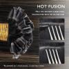 WENNALIFE I Tip Hair Extensions Human Hair, 50g 100s 14 Inch Auburn Ginger Remy Itip Human Hair Extensions Invisible Itips Straight I Tips Fusion Extensions Real Human Hair(U-#1B/6/1B Balayage Natural Black to Chestnut Brown)