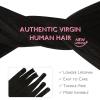 WENNALIFE I Tip Hair Extensions Human Hair, 50g 100s 14 Inch Auburn Ginger Remy Itip Human Hair Extensions Invisible Itips Straight I Tips Fusion Extensions Real Human Hair(U-#1B Natural Black)