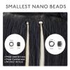 WENNALIFE I Tip Hair Extensions Human Hair, 50g 100s 14 Inch Auburn Ginger Remy Itip Human Hair Extensions Invisible Itips Straight I Tips Fusion Extensions Real Human Hair(N-#2/6/2 Balayage Dark Brown Mixed Chestnut Brown)