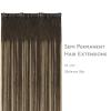 WENNALIFE I Tip Hair Extensions Human Hair, 50g 100s 14 Inch Auburn Ginger Remy Itip Human Hair Extensions Invisible Itips Straight I Tips Fusion Extensions Real Human Hair(U-#4/27/4 Balayage Chocolate Brown to Caramel Blonde)