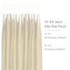 WENNALIFE I Tip Hair Extensions Human Hair, 50g 100s 14 Inch Auburn Ginger Remy Itip Human Hair Extensions Invisible Itips Straight I Tips Fusion Extensions Real Human Hair(I-#17A/60A Ash Blonde Highlighted Platinum Blonde)