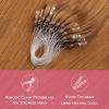 WENNALIFE I Tip Hair Extensions Human Hair, 50g 100s 14 Inch Auburn Ginger Remy Itip Human Hair Extensions Invisible Itips Straight I Tips Fusion Extensions Real Human Hair(M-#30 Auburn Ginger)