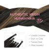 WENNALIFE I Tip Hair Extensions Human Hair, 50g 50s 18 Inch Dark Brown Remy Itip Human Hair Extensions Invisible Itips Straight I Tips Fusion Extensions Real Human Hair(U-#2/6/2 Balayage Dark Brown Mixed Chestnut Brown)