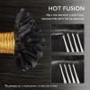 WENNALIFE I Tip Hair Extensions Human Hair, 50g 50s 18 Inch Dark Brown Remy Itip Human Hair Extensions Invisible Itips Straight I Tips Fusion Extensions Real Human Hair(U-#2 Dark Brown)