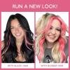 WENNALIFE I Tip Hair Extensions Human Hair, 50g 50s 18 Inch Dark Brown Remy Itip Human Hair Extensions Invisible Itips Straight I Tips Fusion Extensions Real Human Hair(I-#Light Pink)