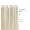 WENNALIFE I Tip Hair Extensions Human Hair, 50g 50s 18 Inch Dark Brown Remy Itip Human Hair Extensions Invisible Itips Straight I Tips Fusion Extensions Real Human Hair(N-#17A/60A Ash Blonde Highlighted Platinum Blonde)