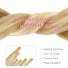 WENNALIFE I Tip Hair Extensions Human Hair, 50g 50s 18 Inch Dark Brown Remy Itip Human Hair Extensions Invisible Itips Straight I Tips Fusion Extensions Real Human Hair(U-#16/22 Light Blonde Highlighted Golden Blonde)