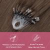 WENNALIFE I Tip Hair Extensions Human Hair, 50g 50s 18 Inch Dark Brown Remy Itip Human Hair Extensions Invisible Itips Straight I Tips Fusion Extensions Real Human Hair(M-#5 Light Ash Brown)