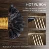 WENNALIFE I Tip Hair Extensions Human Hair, 50g 50s 18 Inch Platinum Blonde Remy Itip Human Hair Extensions Invisible Itips Straight I Tips Fusion Extensions Real Human Hair(U-#4 Chocolate Brown)
