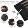 WENNALIFE Sew in Hair Extensions Real Human Hair, 18 Inch 90g Natural Black Machine Weft Remy Hair Hand Tied Weft Straight Extensiones De Cabello Hmano(#1B/19/1B Balayage Natural Black to Light Blonde)