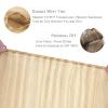 WENNALIFE Sew in Hair Extensions Real Human Hair, 18 Inch 90g Natural Black Machine Weft Remy Hair Hand Tied Weft Straight Extensiones De Cabello Hmano(#18F/60A Balayage Light Wheat Platinum Blonde)