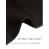 WENNALIFE Sew in Hair Extensions Real Human Hair, 18 Inch 90g Natural Black Machine Weft Remy Hair Hand Tied Weft Straight Extensiones De Cabello Hmano(2.0Ge-#2 Dark Brown)