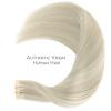 WENNALIFE Tape in Hair Extensions Human Hair, 20pcs 50g 18 inch Ash Blonde Highlighted Platinum Blonde Remy Hair Extensions Straight Human Hair Tape in Extensions Skin Weft Tape Extensions Human Hair