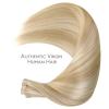 WENNALIFE Tape in Hair Extensions Human Hair, 40pcs 100g 18 inch Dirty Blonde Highlighted Bleach Blonde Hair Extensions Real Human Hair Straight Tape in Extensions Invisible Human Hair Extensions