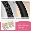 WENNALIFE Tape in Hair Extensions Human Hair Ash Blonde Highlighted Platinum Blonde Tape in Extensions, 10pcs 25g 18 inch Remy Invisible Tape Ins Straight Soft Real Human Hair Tape in Extensions