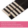 WENNALIFE Tape in Hair Extensions Human Hair Balayage Natural Black to Chestnut Brown Tape in Extensions, 10pcs 25g 18 inch Remy Invisible Tape Ins Straight Soft Real Human Hair Tape in Extensions