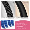 WENNALIFE Tape in Hair Extensions Human Hair Blue Tape in Extensions, 10pcs 25g 18 inch Remy Invisible Tape Ins Straight Colored Soft Real Human Hair Tape in Extensions Refill Set Extensions