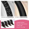 WENNALIFE Tape in Hair Extensions Human Hair Natural Black Tape in Extensions, 10pcs 30g 20 inch Remy Invisible Tape Ins Straight Colored Soft Real Human Hair Tape in Extensions Refill Set Extensions