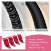 WENNALIFE Tape in Hair Extensions Human Hair Red Tape in Extensions, 10pcs 25g 16 inch Remy Invisible Tape Ins Straight Colored Soft Real Human Hair Tape in Extensions Refill Set Extensions