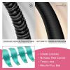 WENNALIFE Tape in Hair Extensions Human Hair Teal Green Tape in Extensions, 10pcs 25g 16 inch Remy Invisible Tape Ins Straight Colored Soft Real Human Hair Tape in Extensions Refill Set Extensions