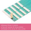 WENNALIFE Tape in Hair Extensions Human Hair Teal Green Tape in Extensions, 10pcs 25g 16 inch Remy Invisible Tape Ins Straight Colored Soft Real Human Hair Tape in Extensions Refill Set Extensions