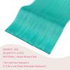 WENNALIFE Teal Green Clip in Hair Extensions Real Human Hair 35g 6pcs 16 Inch Colored Hair Extensions for Kids Women Colorful Hair Pieces Pop-up Style Straight Extensiones De Cabello Humano Con Clip