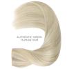 WENNALIFE Wire Hair Extensions (Increase 50% Lifespan) Real Human Hair 18 inch 95g Natural Black Chestnut Brown Remy Hair Extensions Invisible Transparent Wire Real(#17A/60A Ash Blonde Highlighted Platinum Blonde)