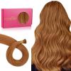 WENNALIFE I Tip Hair Extensions Human Hair, 50g 100s 14 Inch Auburn Ginger Remy Itip Human Hair Extensions Invisible Itips Straight I Tips Fusion Extensions Real Human Hair(I-#30 Auburn Ginger)
