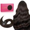WENNALIFE I Tip Hair Extensions Human Hair, 50g 100s 14 Inch Auburn Ginger Remy Itip Human Hair Extensions Invisible Itips Straight I Tips Fusion Extensions Real Human Hair(M-#2A Light Dark Brown)