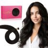WENNALIFE I Tip Hair Extensions Human Hair, 50g 50s 18 Inch Dark Brown Remy Itip Human Hair Extensions Invisible Itips Straight I Tips Fusion Extensions Real Human Hair(I-#2 Dark Brown)