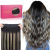 #1B/16/1B Balayage Natural Black to Light Blonde