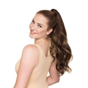 WENNALIFE Wire Hair Extensions (Increase 50% Lifespan) Real Human Hair 18 inch 95g Jet Black Remy Hair Invisible Transparent Wire Fish Line Straight Reusable Natural Extensiones De Cabello Humano(Pony-#2/6/2 Dark Brown Mixed Chestnut Brown)