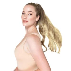 WENNALIFE Wire Hair Extensions (Increase 50% Lifespan) Real Human Hair 18 inch 95g Light Dark Brown Remy Wire Hair Extensions Invisible Transparent Fish Line Straight Real(Pony-#3/8/613 Walnut Brown to Ash Brown and Bleach Blonde)