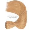 WENNALIFE Clip in Hair Extensions Real Human Hair, 16 Inch 120g 7pcs Remy Hair, Strawberry Blonde Straight Natural Coloured Extensiones De Cabello Humano Con Clip Ins